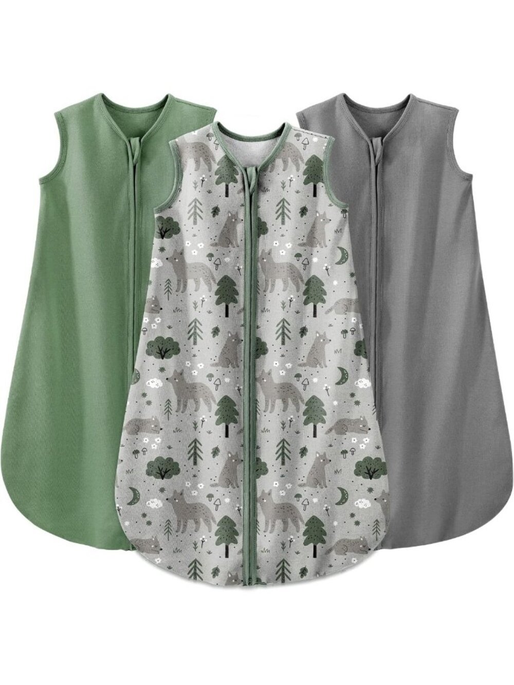 Organic Cotton Baby Sleep Sack 12-18 Months, 0.5 TOG, 2-Way Zipper, Cozy & Safe